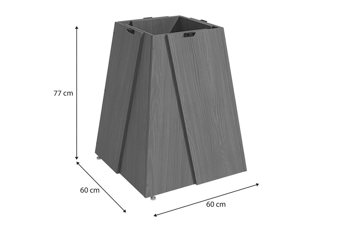 Base Mesa de Jantar Dalia BA57 Madeirado s/Tampo Kappesberg Base Mesa de Jantar Dalia BA57 Madeirado s/Tampo Kappesberg