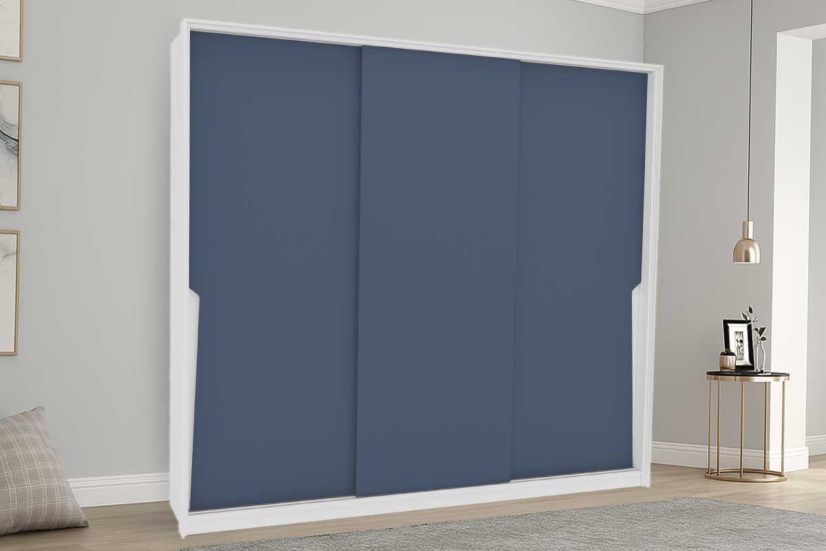 Guarda Roupa Casal 3 Portas de Correr e 4 Gavetas Porto Politorno