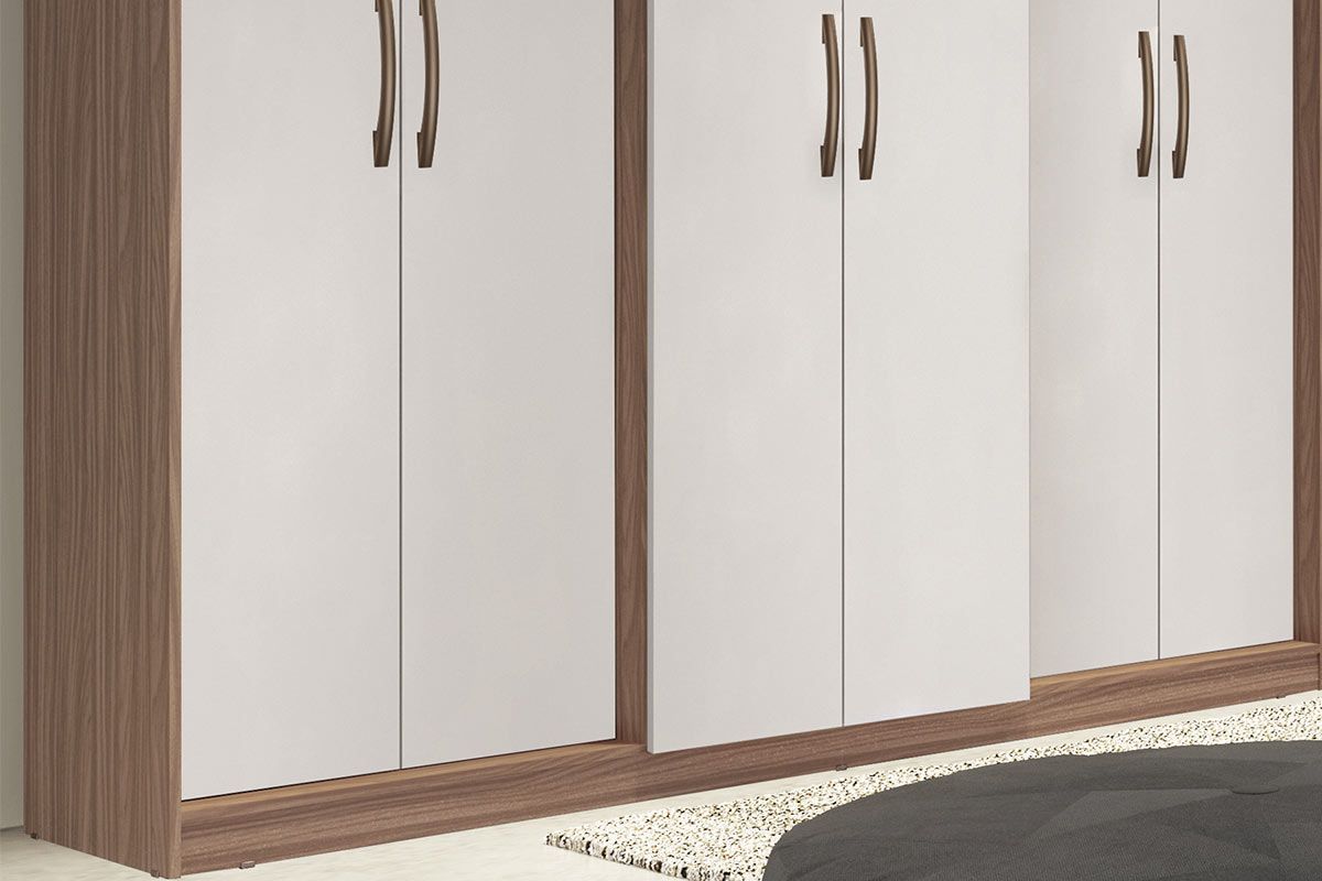 Guarda Roupa Casal 6 Portas e 2 Gavetas PH 1675 Herval Guarda Roupa Casal 6 Portas e 2 Gavetas PH 1675 Herval