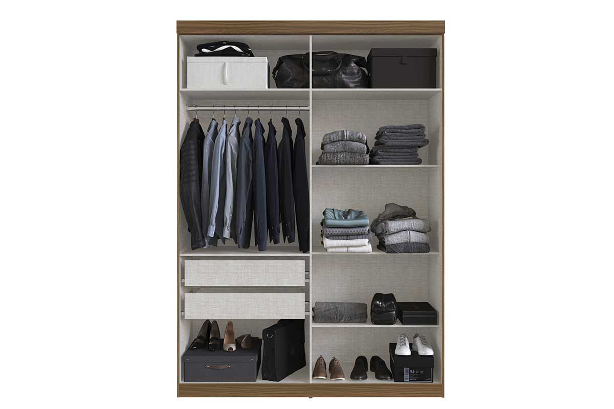 Guarda Roupa Solteiro 4 Portas e 2 Gavetas PH 1714 Herval Guarda Roupa Solteiro 4 Portas e 2 Gavetas PH 1714 Herval