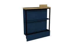 Balcão Cozinha Herval c/Tampo Évora PH 3070 c/2 Prateleiras 78,5cm