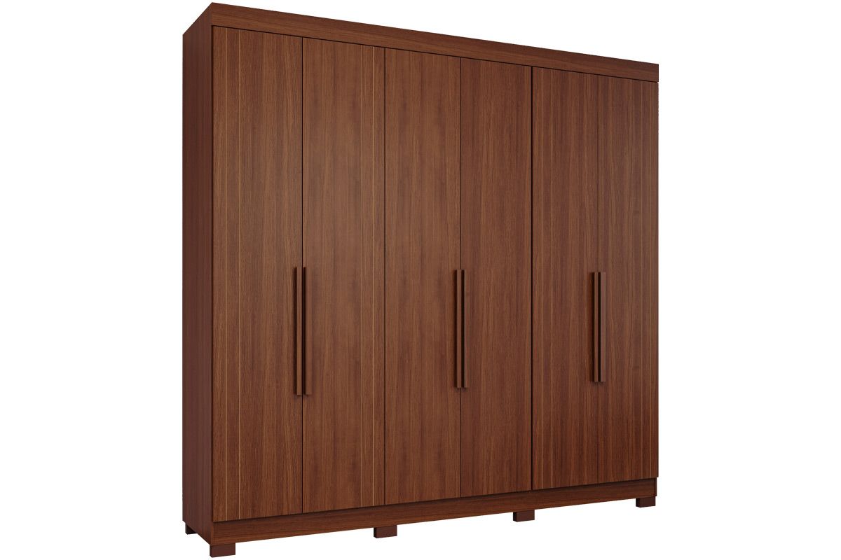 Guarda Roupa Casal 6 Portas e 6 Gavetas c/Pés Cecilia PananJequitiba