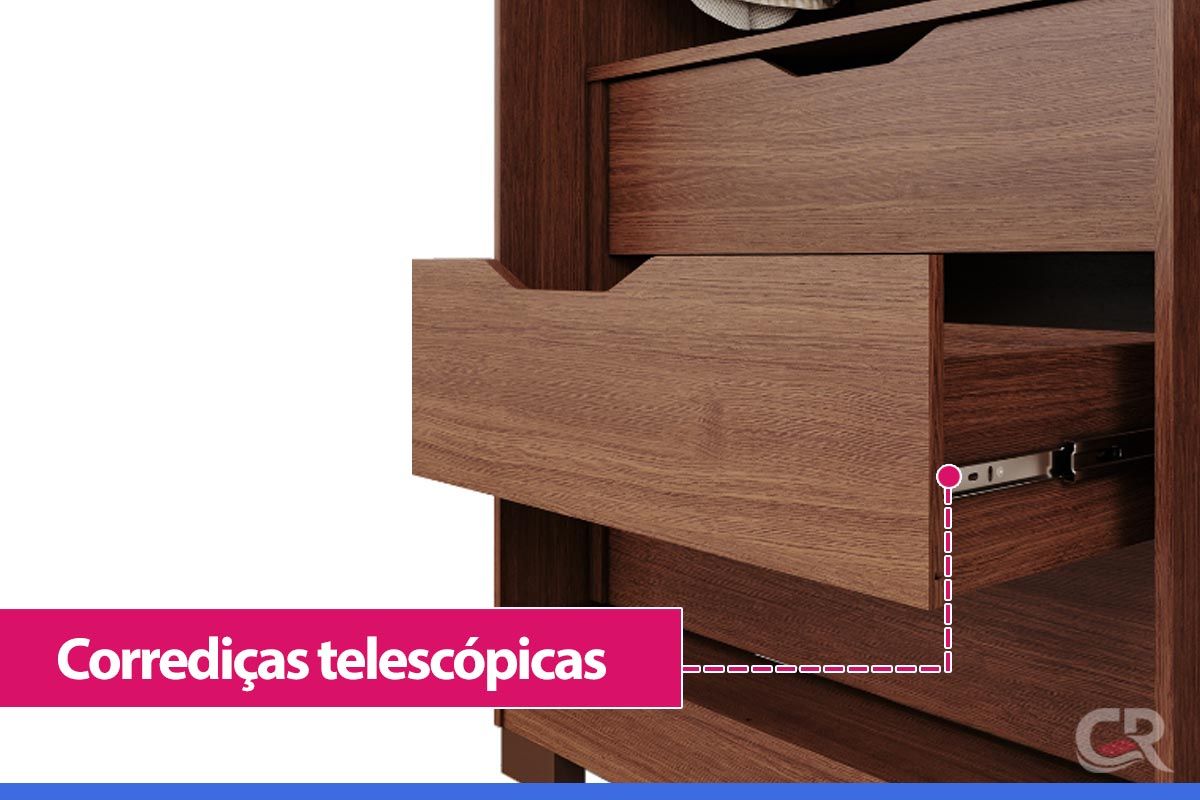 Guarda Roupa Casal 6 Portas (2 c/Espelho) e 6 Gavetas Cecilia Panan Guarda Roupa Casal 6 Portas (2 c/Espelho) e 6 Gavetas Cecilia Panan