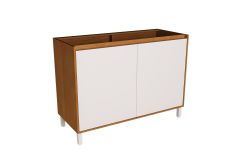 Balcão Cozinha Herval Denver PH 3111 c/2 Portas s/ Tampo 120cm