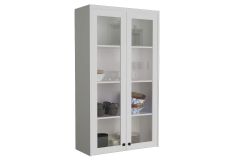 Armário Aéreo Cozinha Herval Évora PH 3129 c/2 Portas c/Vidro 80cm