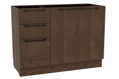 Balcão Cozinha Herval Amsterdam PH 3146 c/2 Portas e 3 Gavetas s/ Tampo 120cm