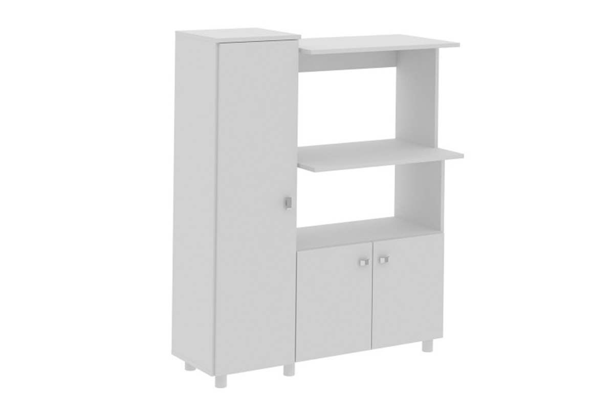 Balcão Cozinha Tecno Mobili BL-3310 96,5cmBranco Balcão Cozinha Tecno Mobili BL-3310 96,5cmBranco