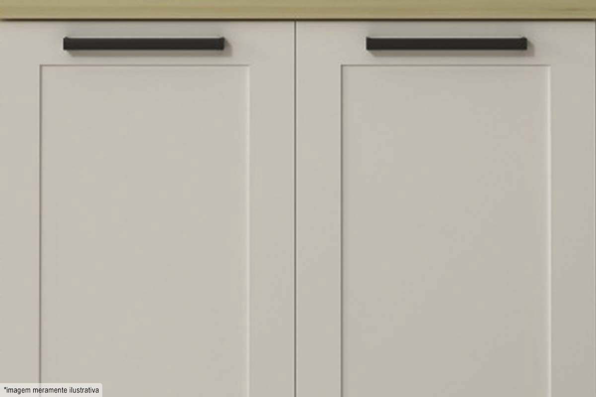 Balcão Cozinha Tecno Mobili CZ-3301 s/ Tampo c/2 Portas 80cm Balcão Cozinha Tecno Mobili CZ-3301 s/ Tampo c/2 Portas 80cm