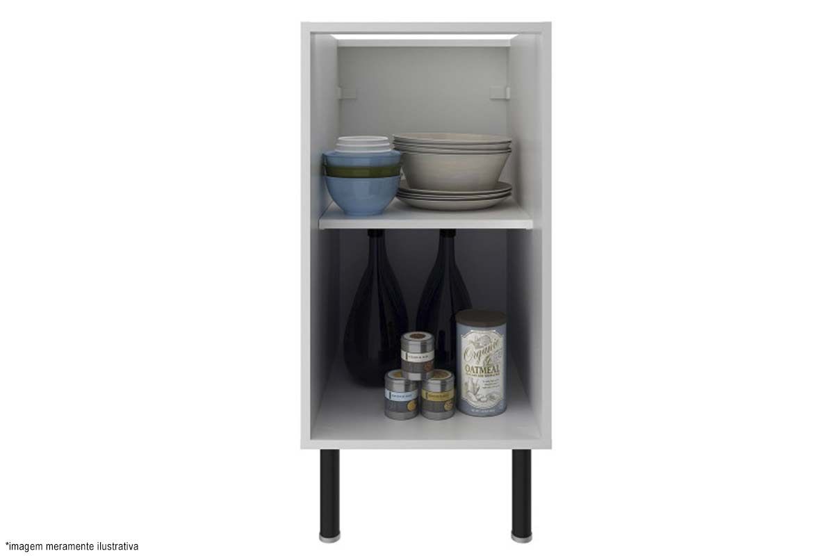 Balcão Cozinha Tecno Mobili CZ-3303 s/ Tampo c/1 Porta 40cm
