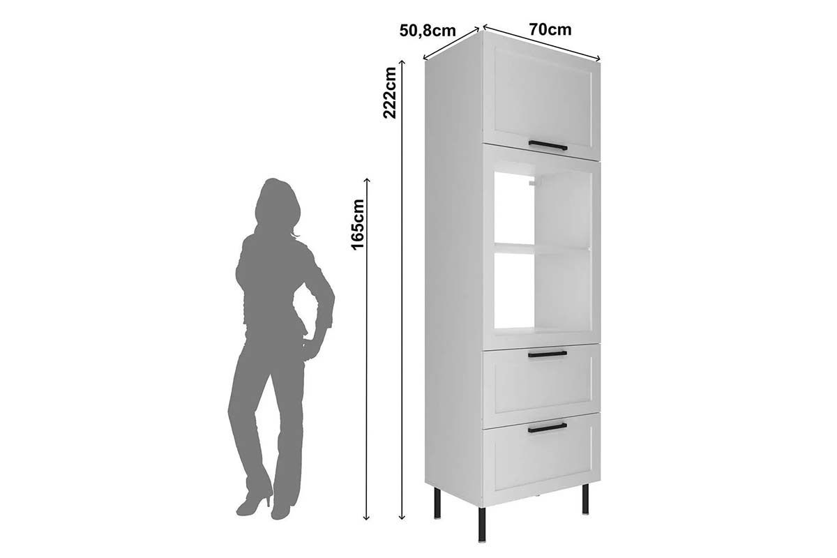 Paneleiro Cozinha Tecno Mobili CZ-3306 c/1 Porta 2Gavs 70cm Paneleiro Cozinha Tecno Mobili CZ-3306 c/1 Porta 2Gavs 70cm
