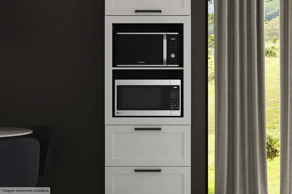 Paneleiro Cozinha Tecno Mobili CZ-3306 c/1 Porta 2Gavs 70cm Paneleiro Cozinha Tecno Mobili CZ-3306 c/1 Porta 2Gavs 70cm