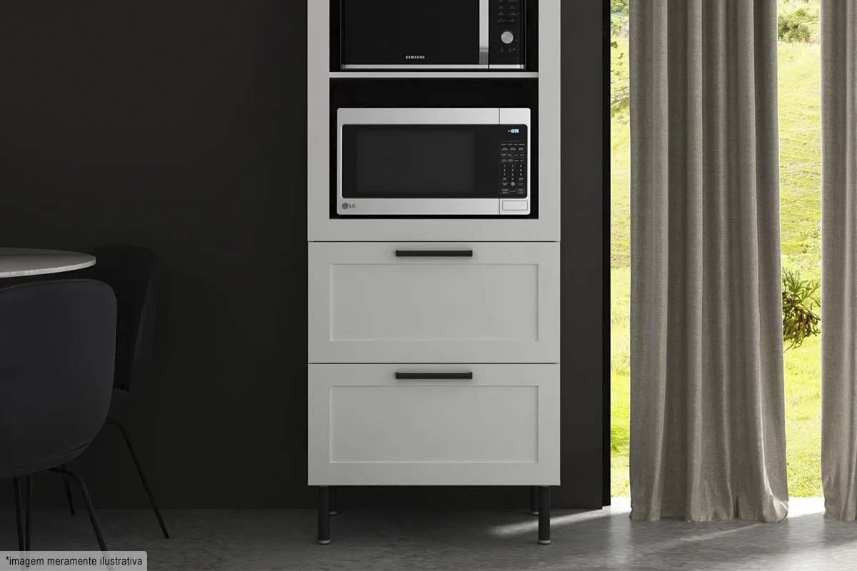 Paneleiro Cozinha Tecno Mobili CZ-3306 c/1 Porta 2Gavs 70cm Paneleiro Cozinha Tecno Mobili CZ-3306 c/1 Porta 2Gavs 70cm