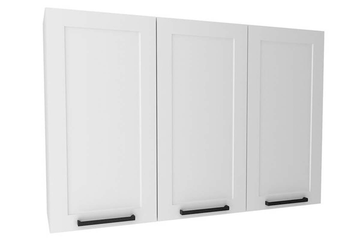 Armário Aéreo Cozinha Tecno Mobili CZ-3310 c/3 Portas 120cmBranco
