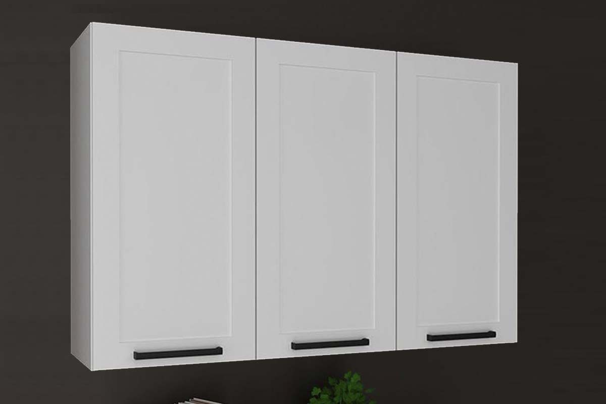 Armário Aéreo Cozinha Tecno Mobili CZ-3310 c/3 Portas 120cm