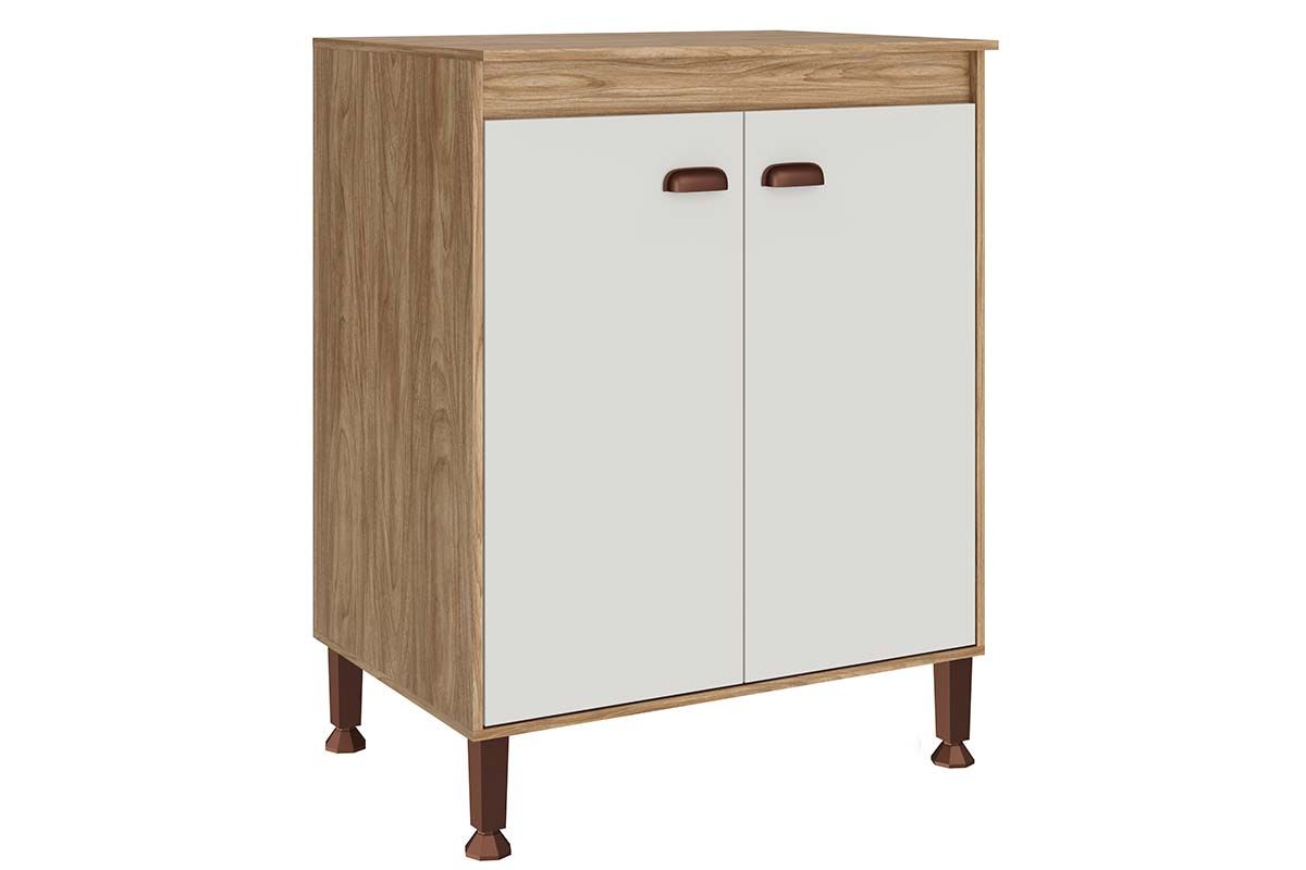 Balcão Cozinha Movelbento c/Tampo Torino c/2 Portas 70cm