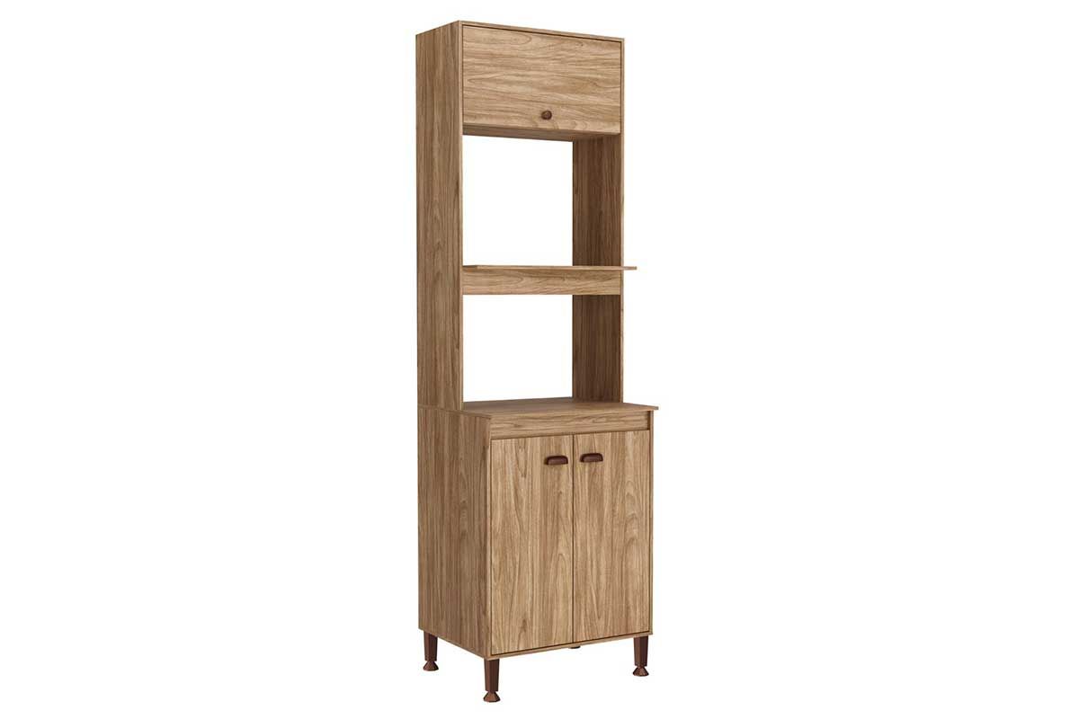 Paneleiro Cozinha Movelbento Torino c/3 Portas 63cmMel