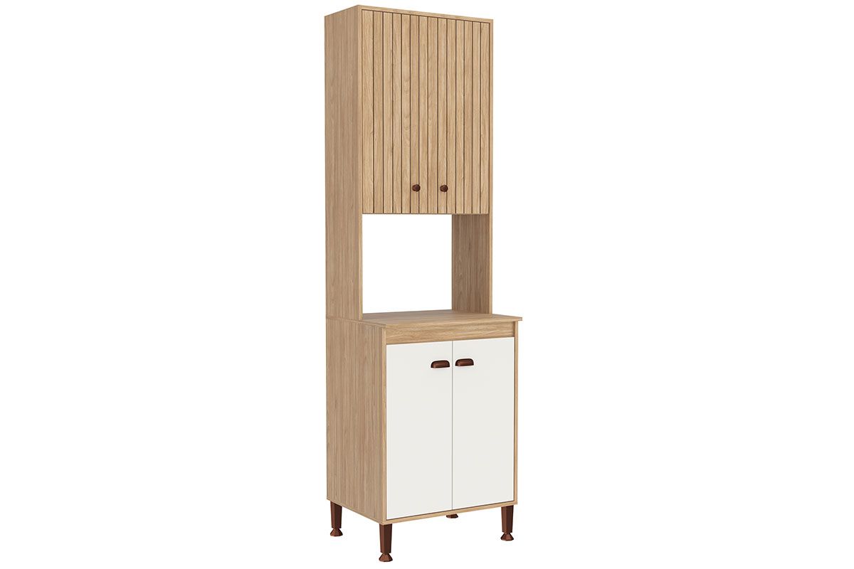 Paneleiro Cozinha Movelbento Torino c/4 Portas 63cm