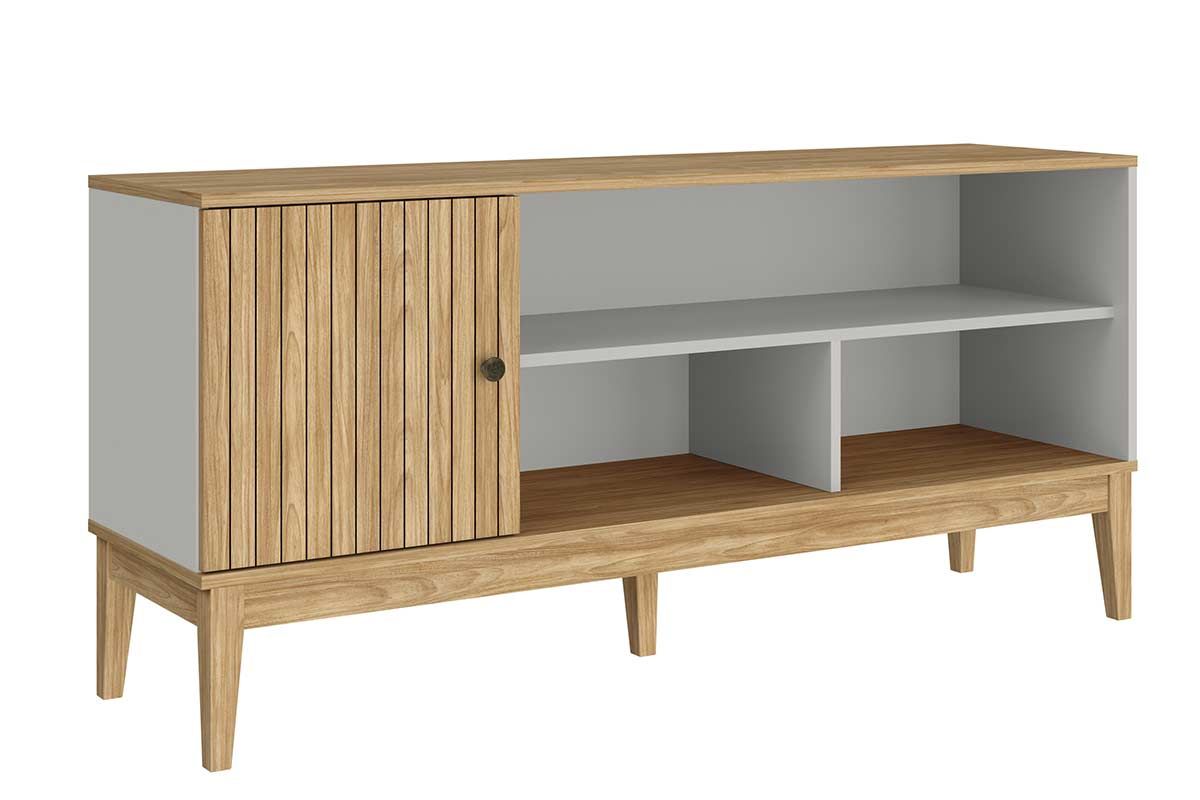 Rack Bancada p/ TV até 55 Pol MB 1056 c/1 Porta 136cm Movelbento Rack Bancada p/ TV até 55 Pol MB 1056 c/1 Porta 136cm Movelbento