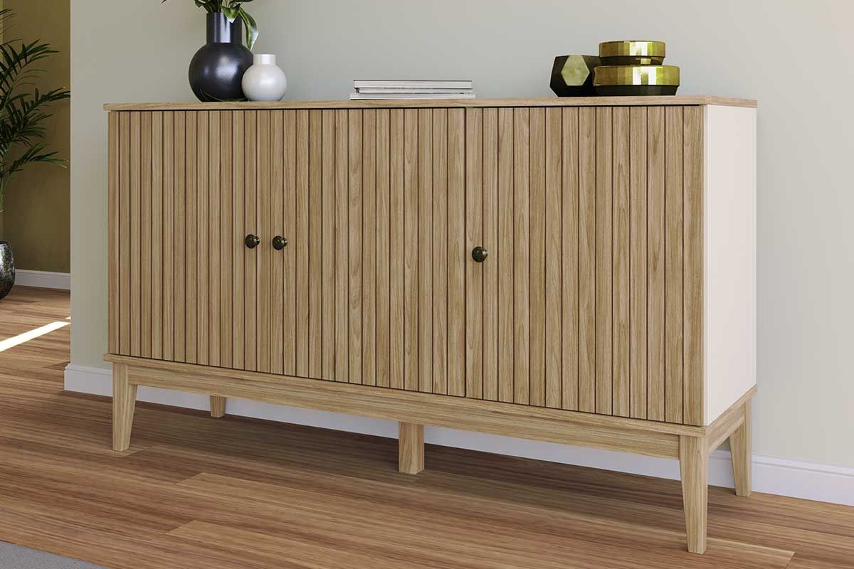 Aparador de Sala Jantar MB 1061 c/3 Portas Movelbento Aparador de Sala Jantar MB 1061 c/3 Portas Movelbento