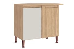 Balcão Cozinha Movelbento Rebeca Canto 94cm