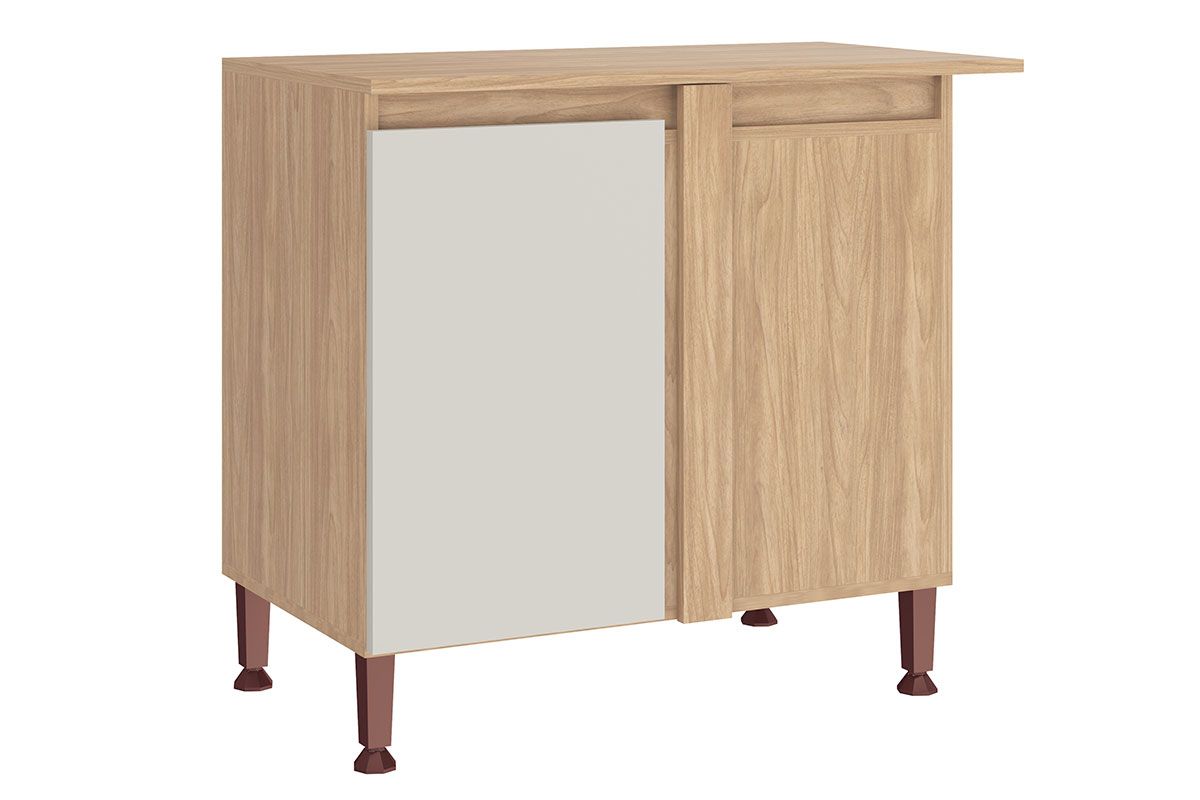 Balcão Cozinha Movelbento Rebeca Canto 94cm