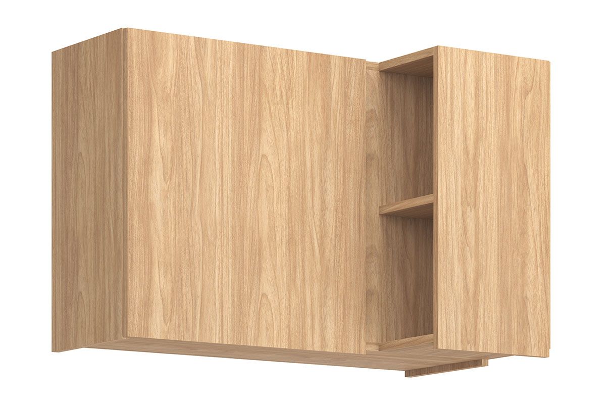 Armário Aéreo Cozinha Movelbento Rebeca c/1 Porta Canto 94cm