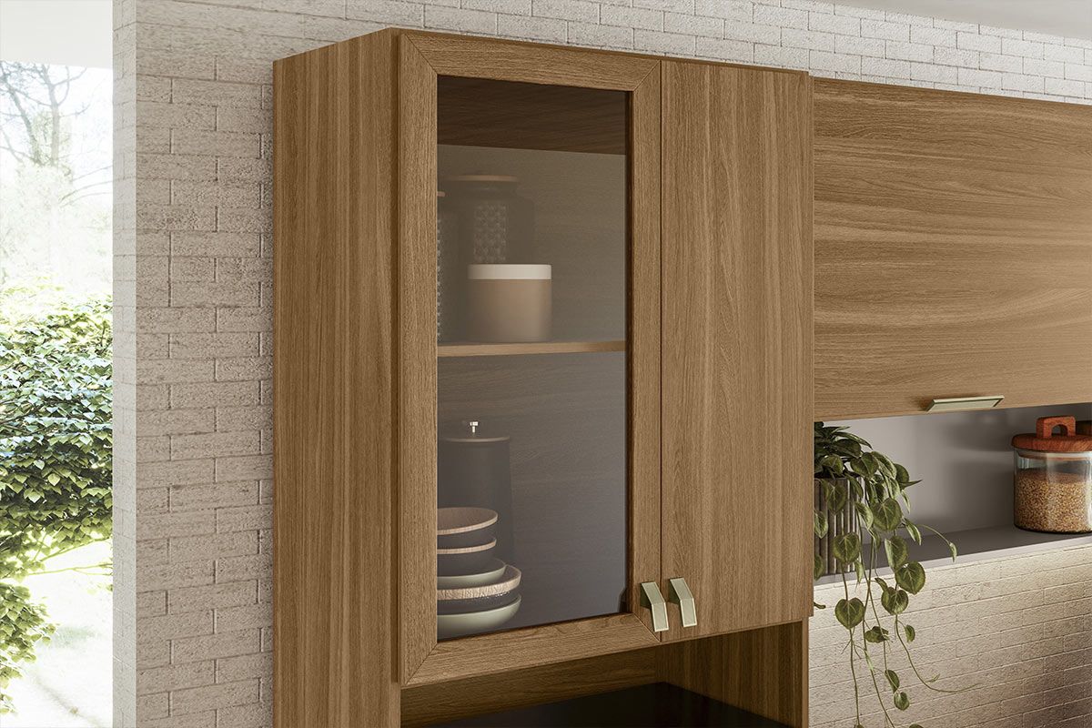 Cozinha Compacta Demóbile Alba c/6 Portas e Nicho 250cm Cozinha Compacta Demóbile Alba c/6 Portas e Nicho 250cm