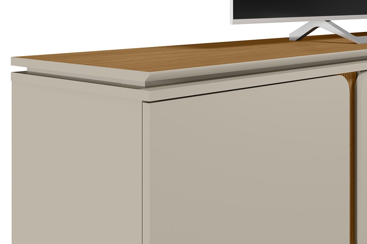 Rack Bancada p/ TV até 70 Pol Istambul 2 Ptas 1 Prat 200x62cm Linea Brasil Rack Bancada p/ TV até 70 Pol Istambul 2 Ptas 1 Prat 200x62cm Linea Brasil