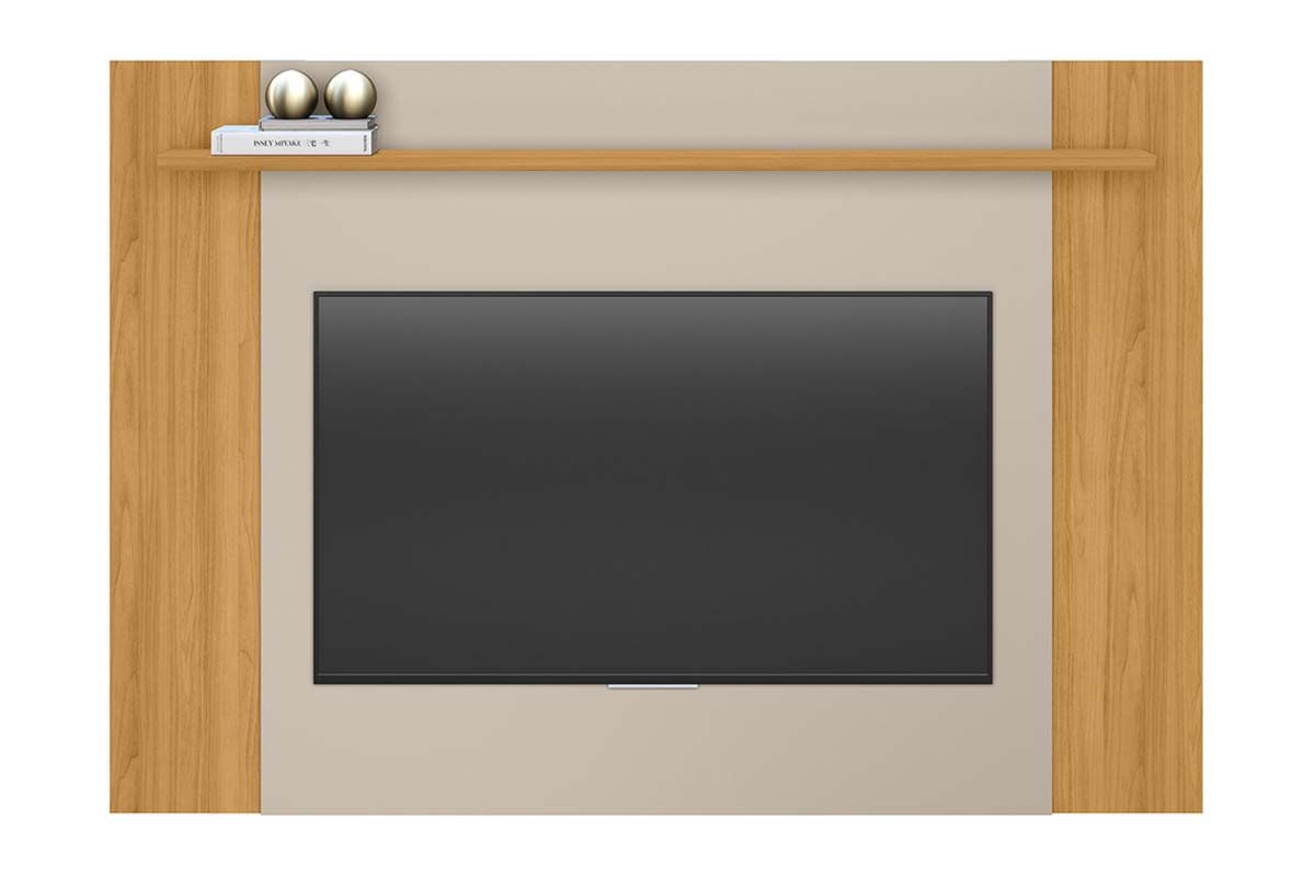 Painel Home p/ TV até 55 Pol Tulum Extensivel 1.6 x 1.8 c/1 Prat 180X124cm Linea Brasil