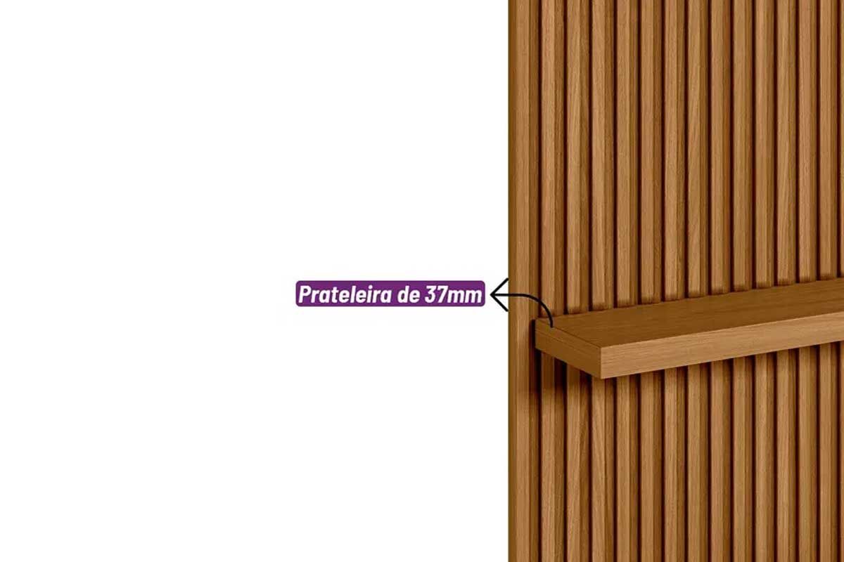 Prateleira Decorativa Flutuante140x18 Linea Brasil