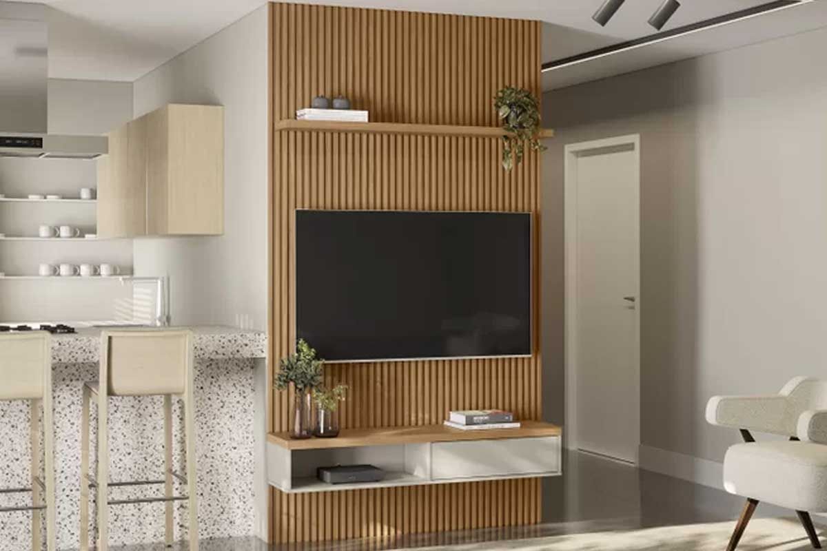 Prateleira Decorativa Flutuante140x18 Linea Brasil