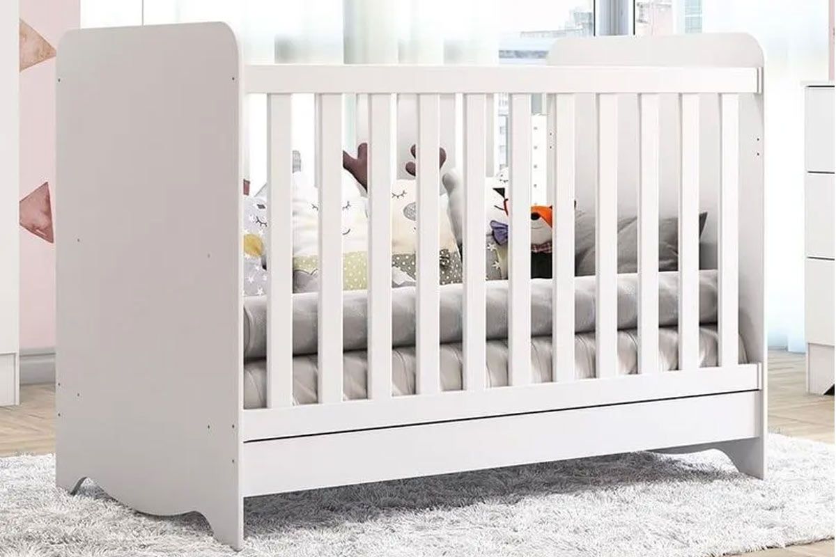 Berço Infantil Ben 3 em 1 PerobaBranco Berço Infantil Ben 3 em 1 PerobaBranco