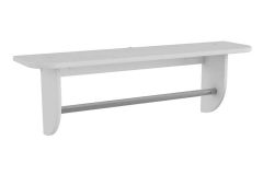 Prateleira Decorativa Suporte Varão 79x20 Peroba