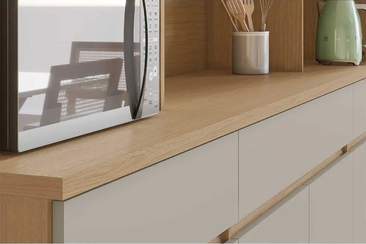 Cozinha Compacta Nesher Realeza c/4 Portas 5 Nichos e 2 Gavetas 160cm Cozinha Compacta Nesher Realeza c/4 Portas 5 Nichos e 2 Gavetas 160cm
