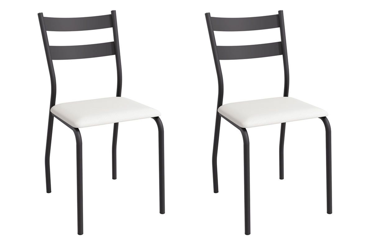 Cadeira Jantar Bali 2C141PRF Aço Kit 2 Un Kappesberg Cadeira Jantar Bali 2C141PRF Aço Kit 2 Un Kappesberg