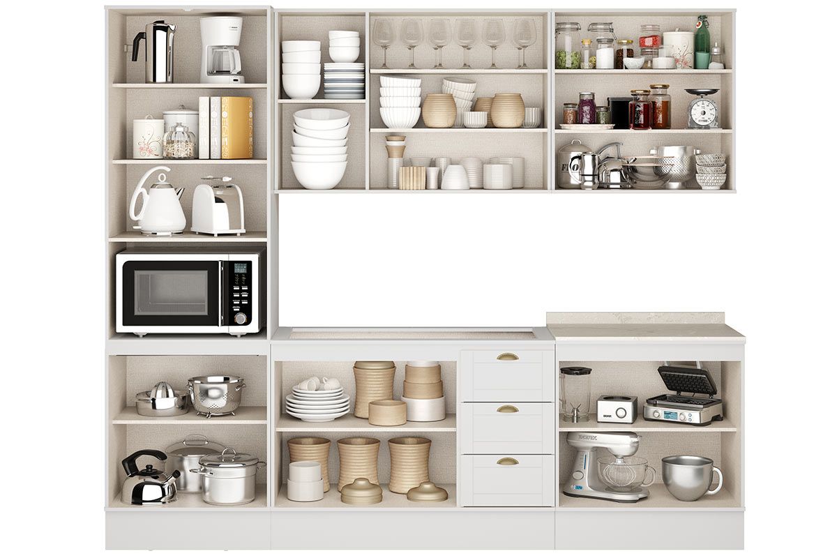 Cozinha Completa Carraro 5 Peças Bella C5P119