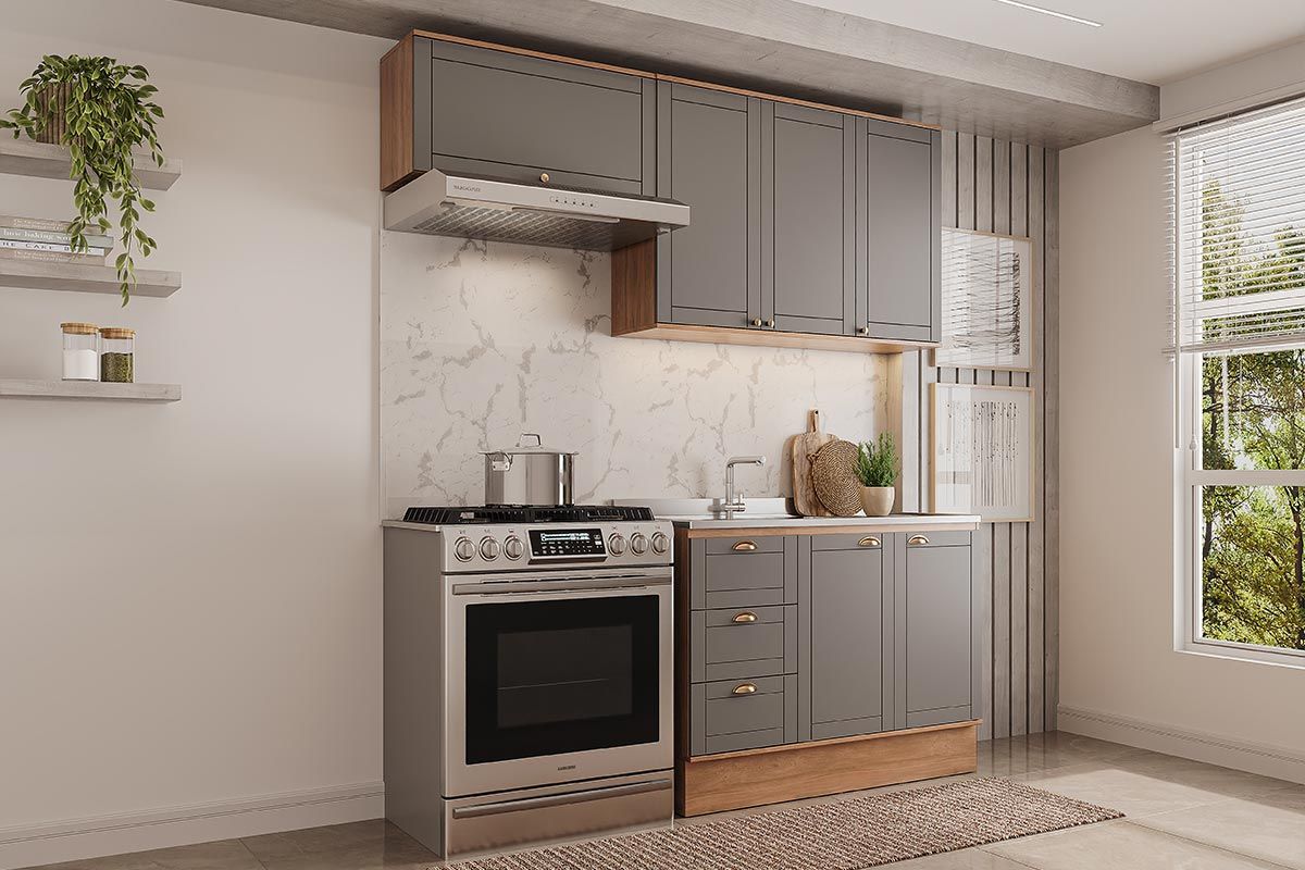 Cozinha Completa Carraro 3 Peças Bella C3P24
