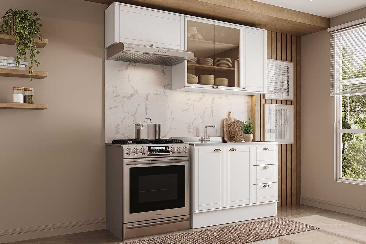 Cozinha Completa Carraro 3 Peças Bella C3P25