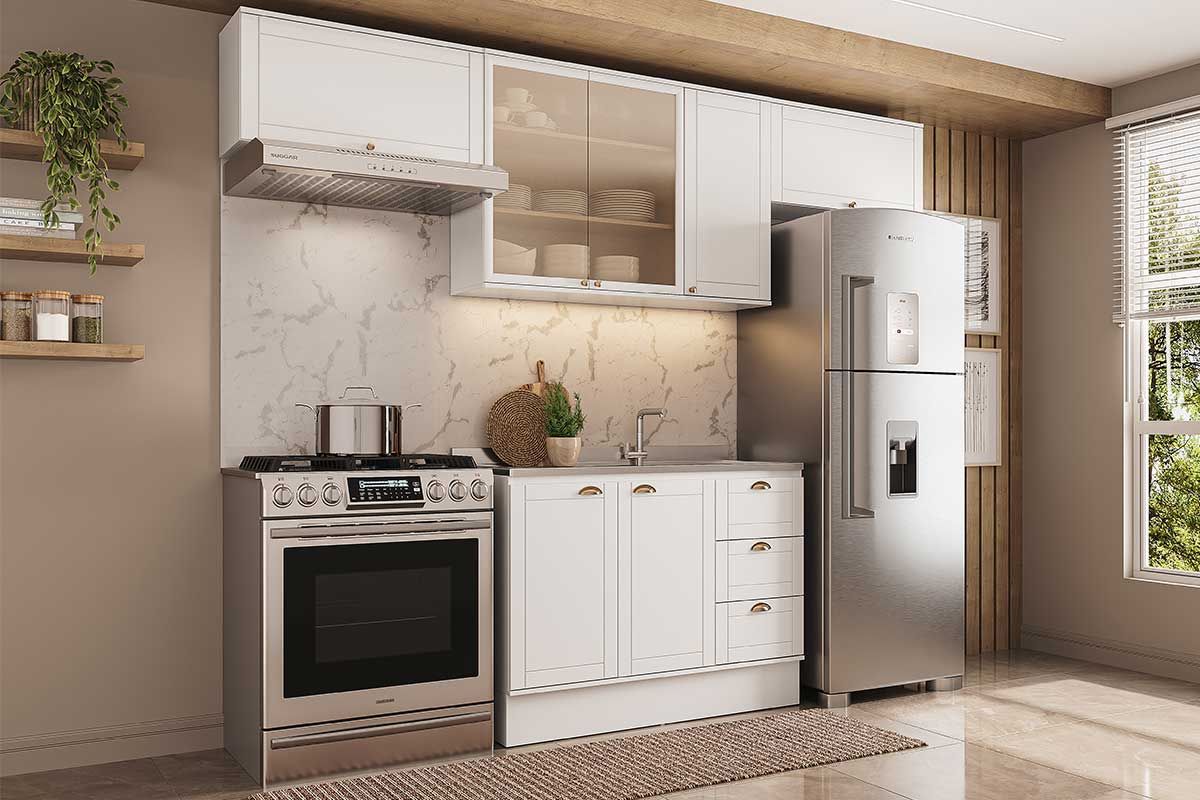 Cozinha Completa Carraro 4 Peças Bella C4P172