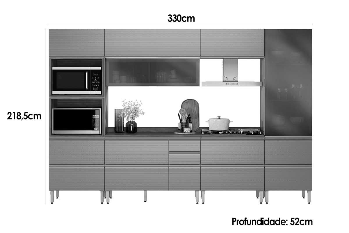 Cozinha Completa Demóbile 6 Peças Proença C6P101