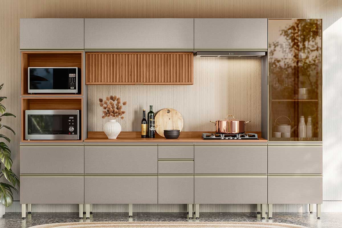 Cozinha Completa Demóbile 6 Peças Proença C6P102