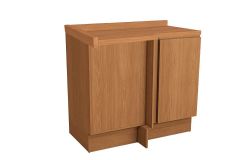 Balcão Cozinha Kappesberg c/Tampo Ciela R627 Canto Reto c/1 Porta 98cm