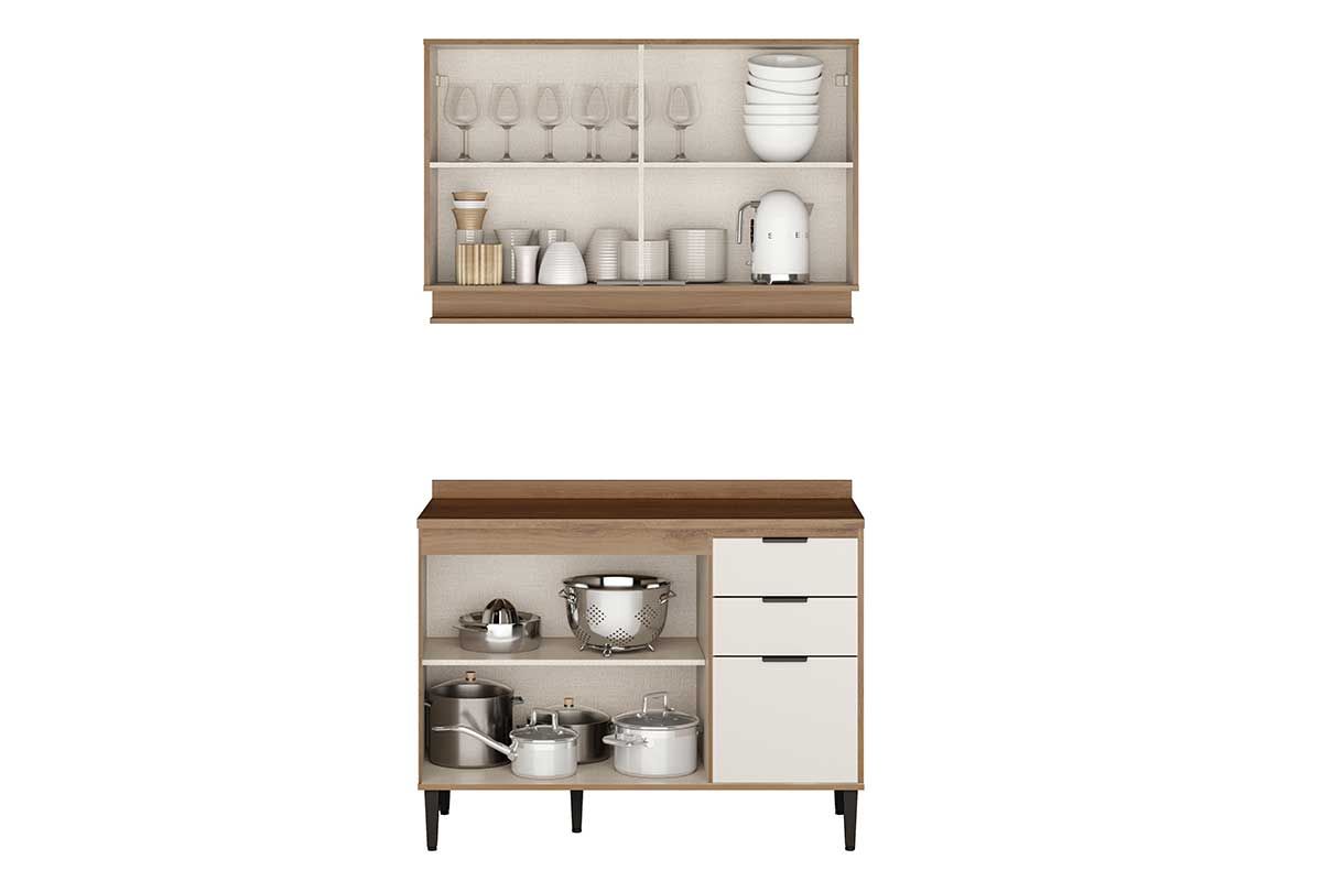 Cozinha Completa Carraro 2 Peças Alpha C2P52
