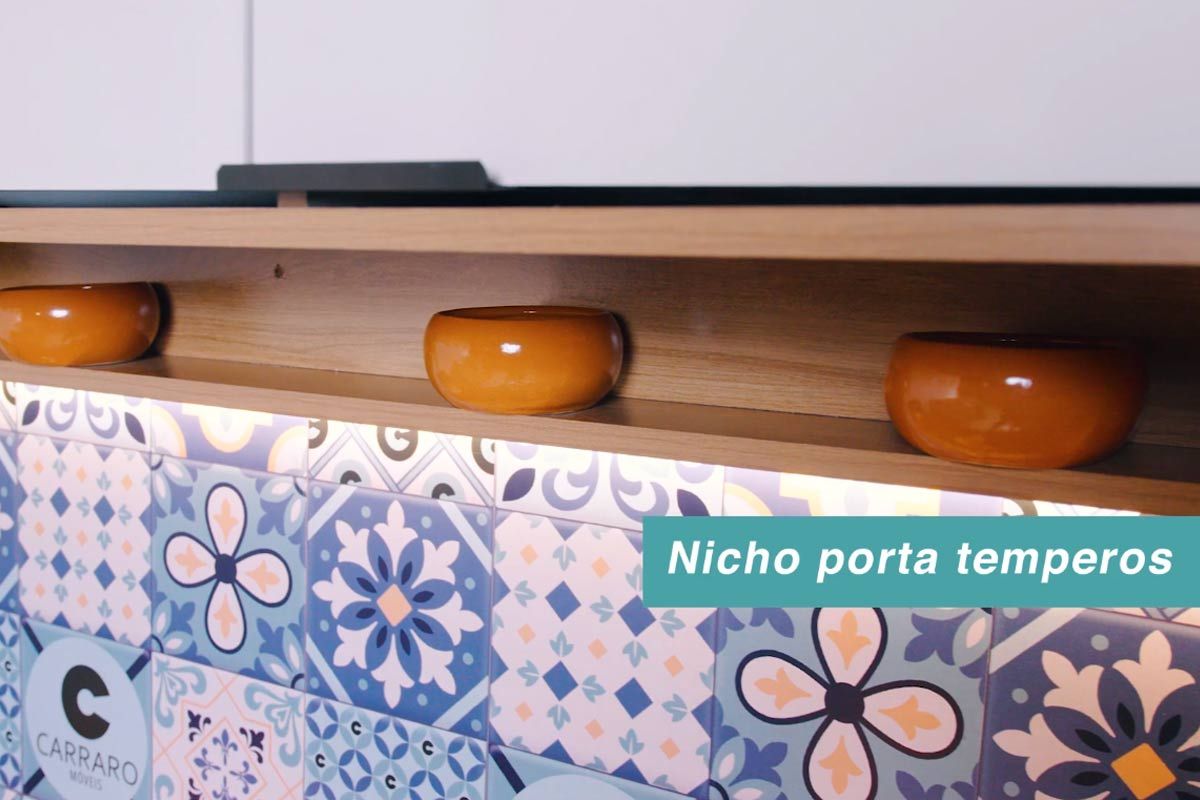 Cozinha Completa Carraro 2 Peças Alpha C2P52