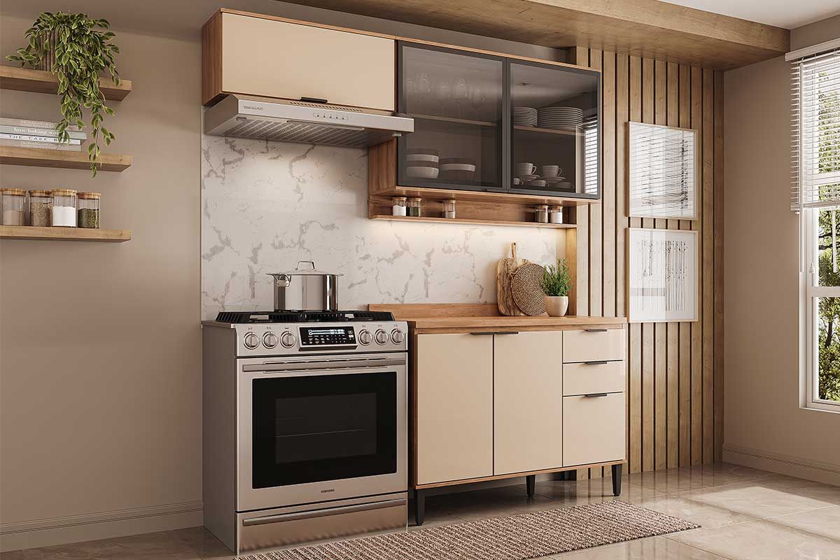 Cozinha Completa Carraro 3 Peças Alpha C3P31