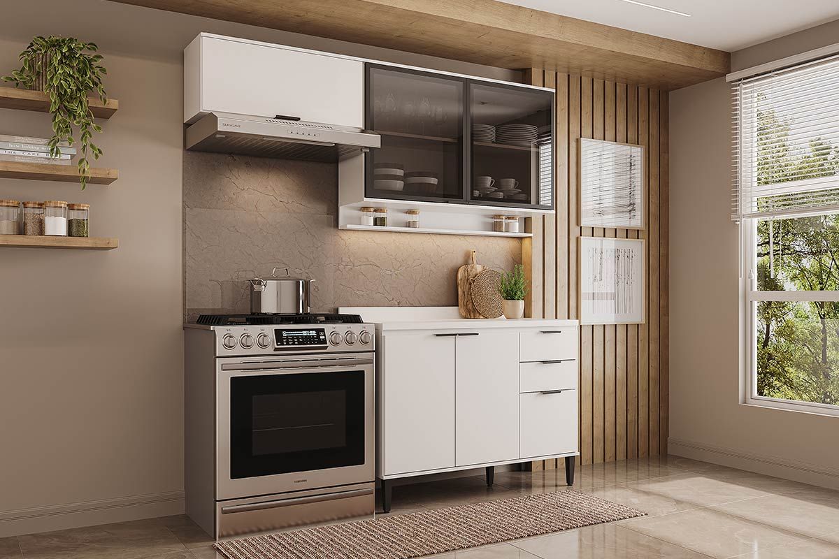 Cozinha Completa Carraro 3 Peças Alpha C3P31