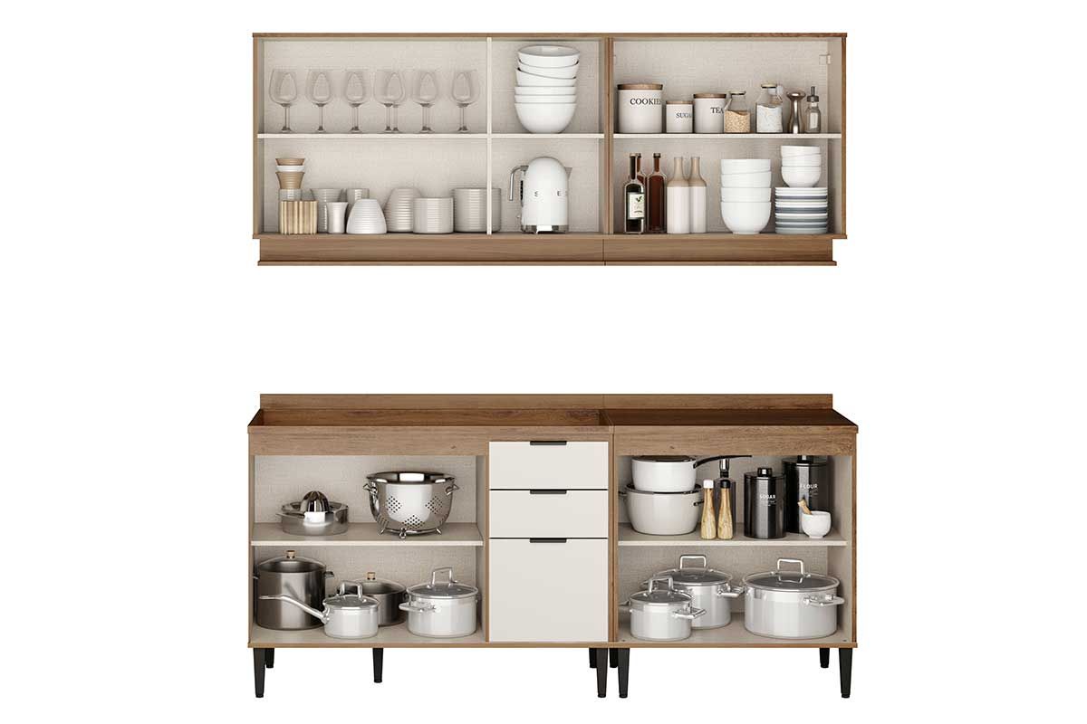 Cozinha Completa Carraro 4 Peças Alpha C4P176