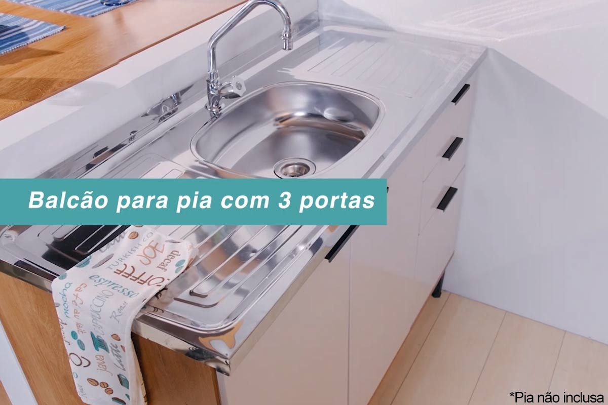 Cozinha Completa Carraro 4 Peças Alpha C4P176