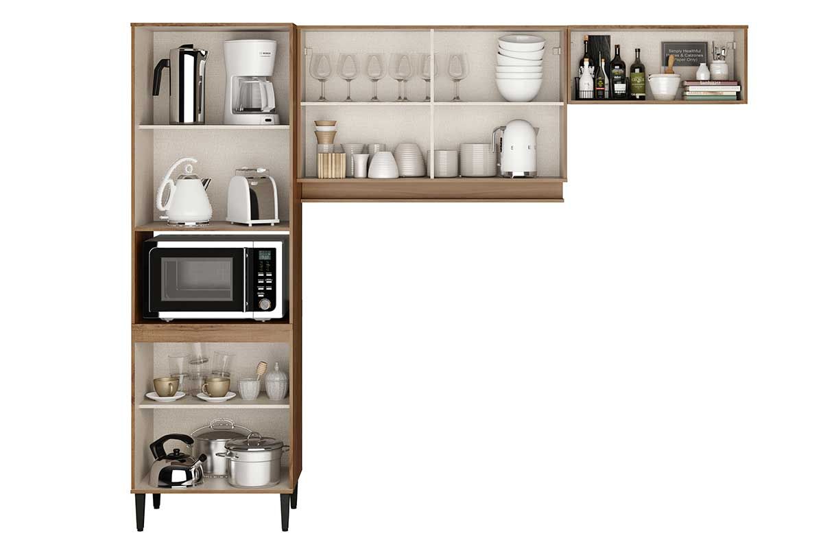 Cozinha Completa Carraro 3 Peças Alpha C3P35