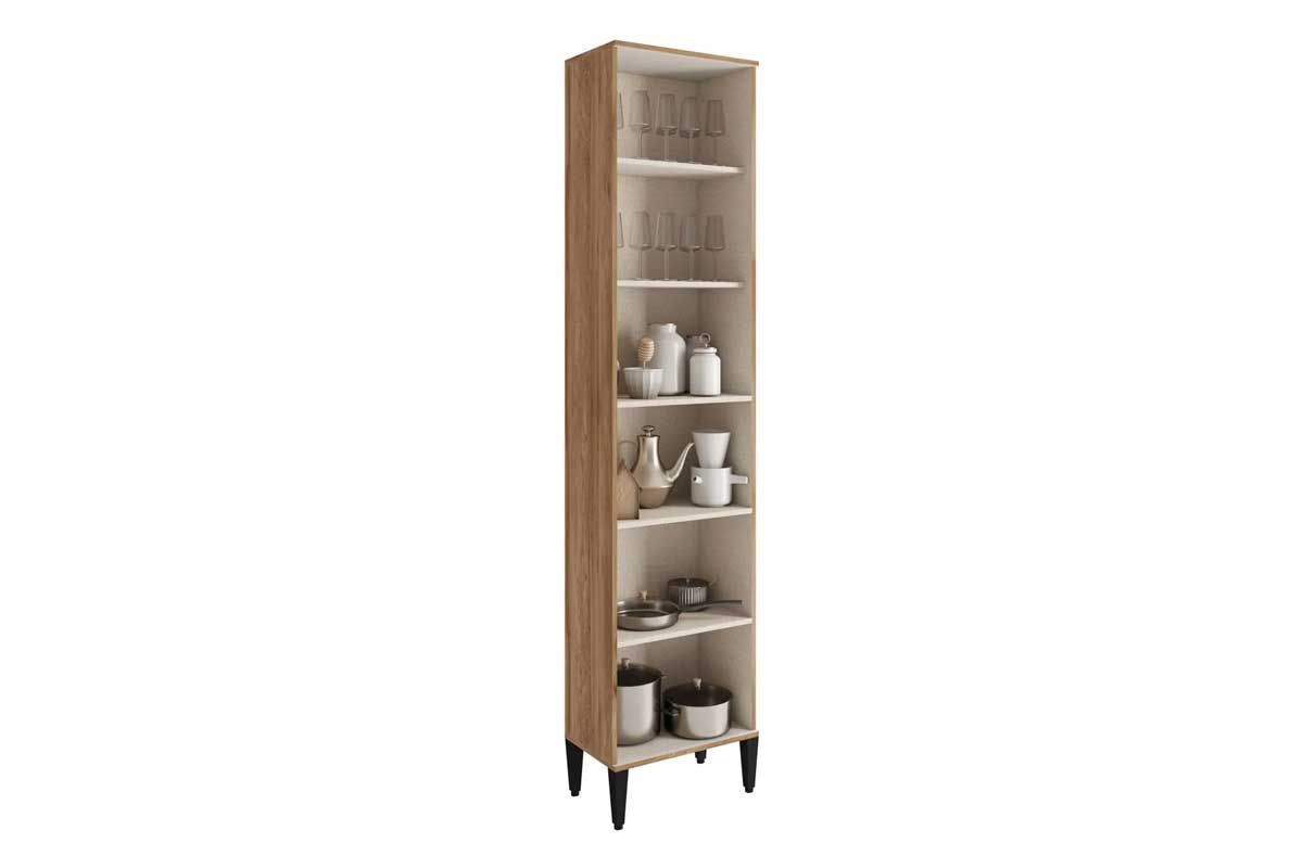 Paneleiro Cozinha Carraro Alpha 2509 c/2 Portas c/Vidro 50cm